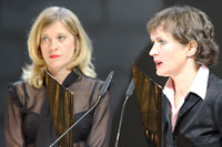 Caroline Peters (Laudatorin), Barbara Frey (Beste deutschsprachige Aufführung)